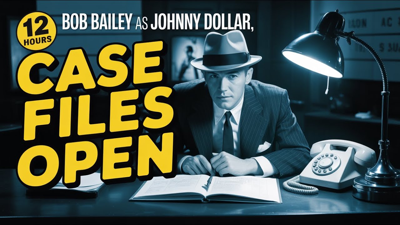 Bob Bailey as Johnny Dollar | 12 Hours | Silent Witness (LIVE)