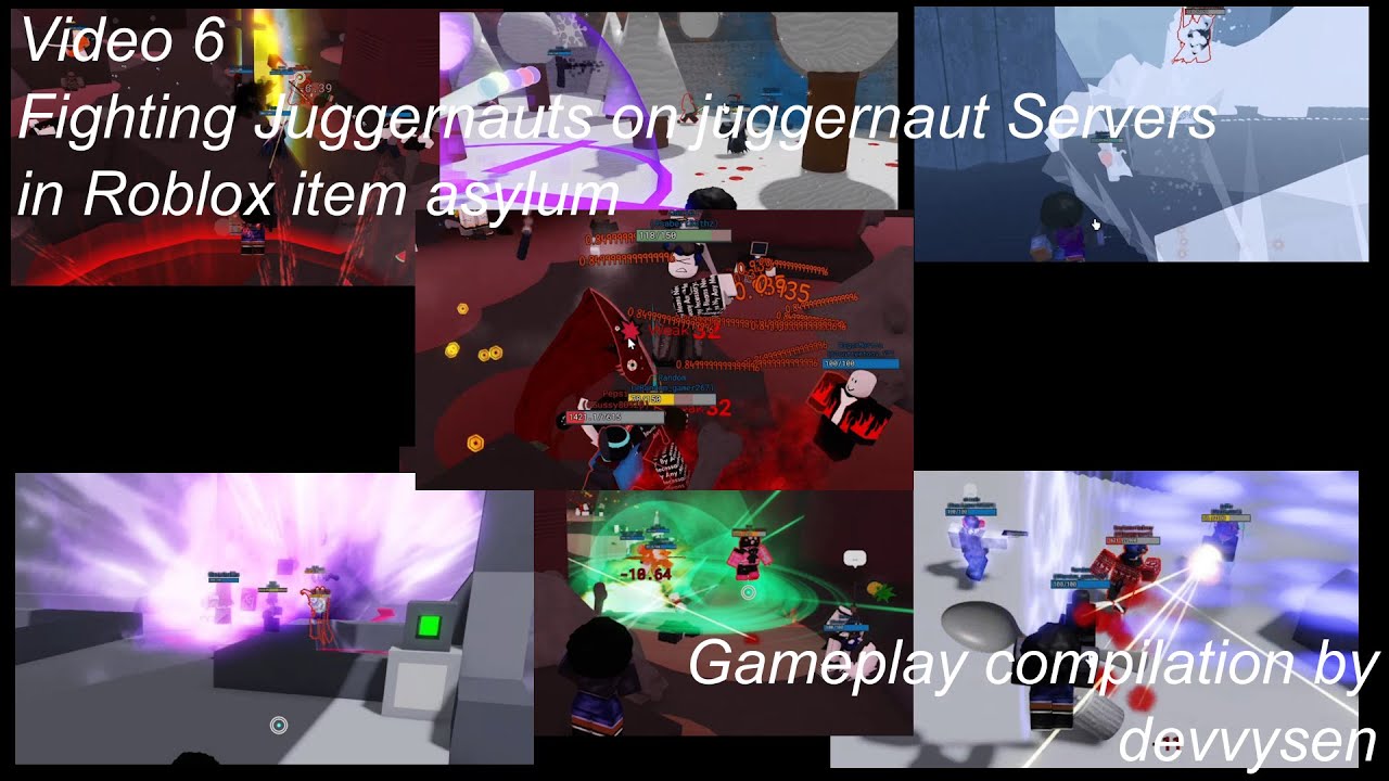 [6] Fighting Juggernauts on juggernaut Servers in item asylum - Roblox