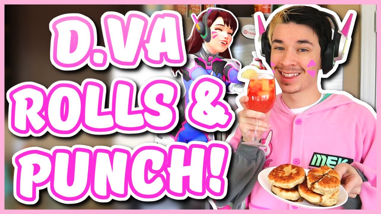 Overwatch - D.VA CINNAMON ROLLS AND FRUIT PUNCH RECIPE (Chef You Wack)