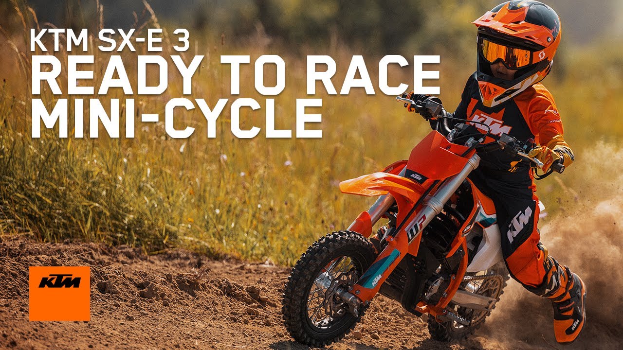 KTM SX-E 3 &ndash; Our smallest READY TO RACE motorcycle | KTM