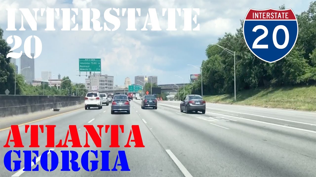I-20 East - Atlanta - Georgia - Highway Drive