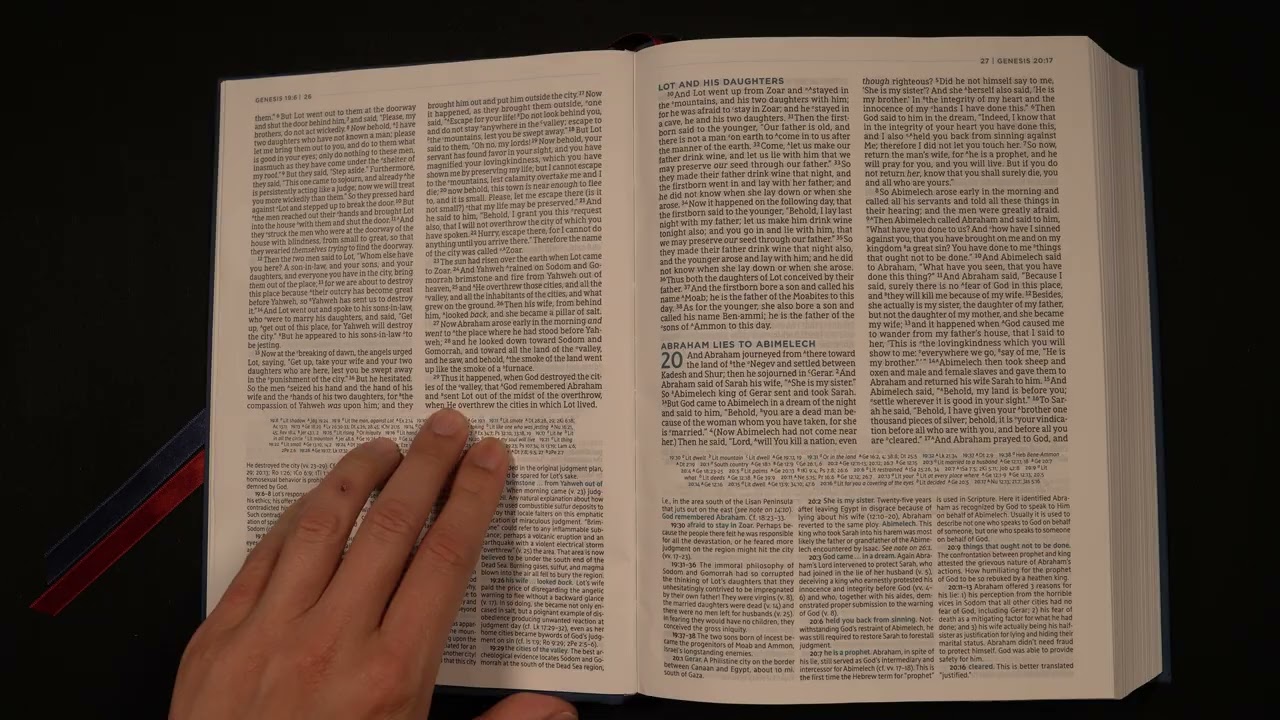 Genesis 19-21, Psalm 6