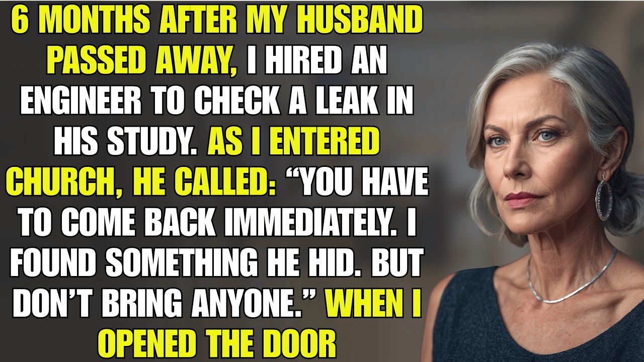 “Come Home Now—But Come Alone,” The Engineer Said When I Hired Him to Fix My Late Husband's Study.