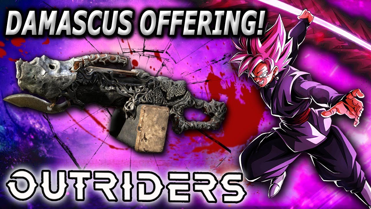 Damascus Offering Legendary LMG! Outriders Anomally Blade LMG| CT15 Technomancer Damascus Offering