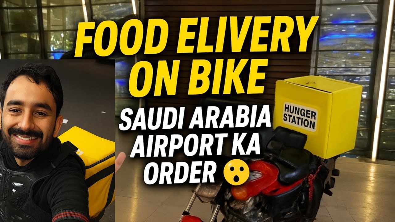 A Day in My Life as a Food Delivery Driver in Saudi Arabia 