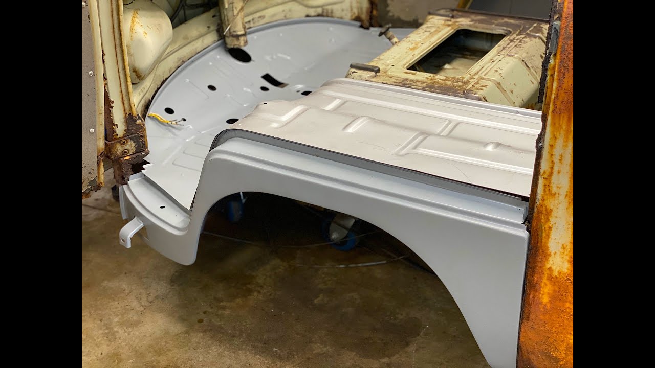 RUSTY'S NEW METAL FITS! VW BUS RESTORATION - Milwaukee Die Grinder M12 - VW KOMBI CLASSIC VW, VW BUG