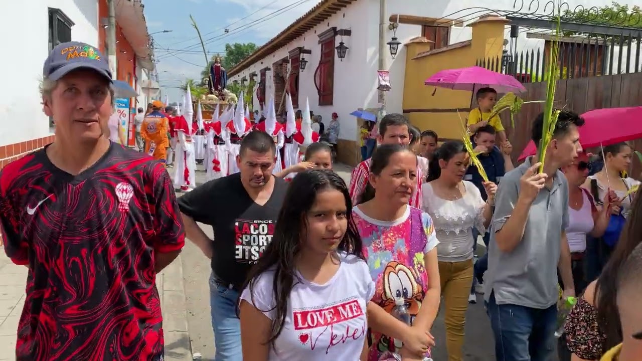 Semana Santa Piedecuesta 2023 procesión domingo de ramos