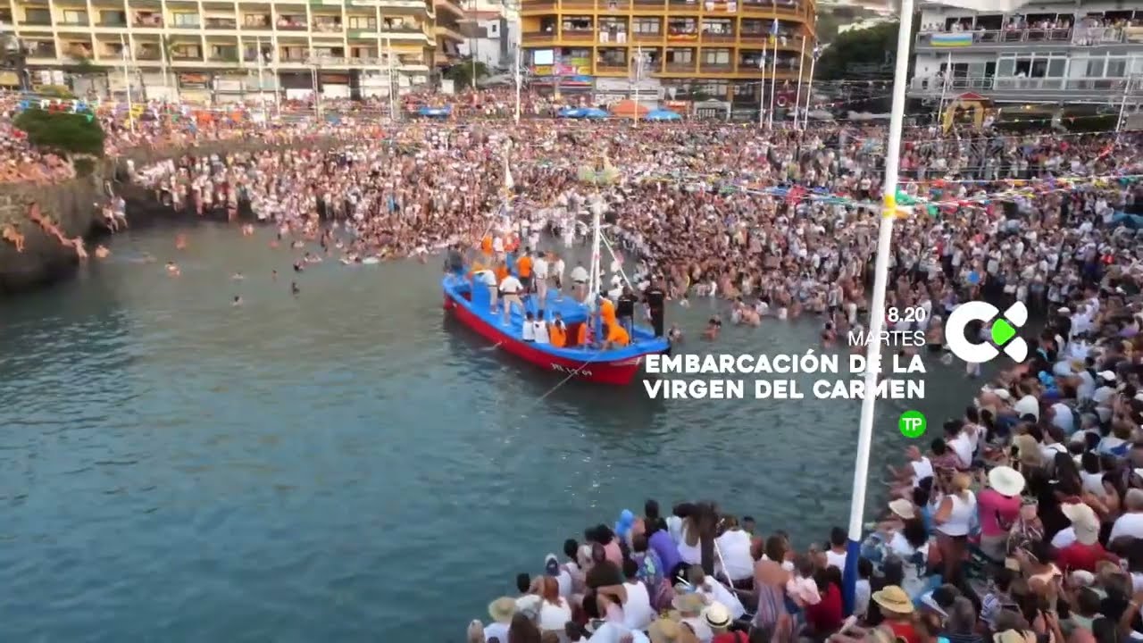 Embarcación de la Virgen del Carmen y San Telmo en el Puerto de la Cruz | PROMO 15/07/25