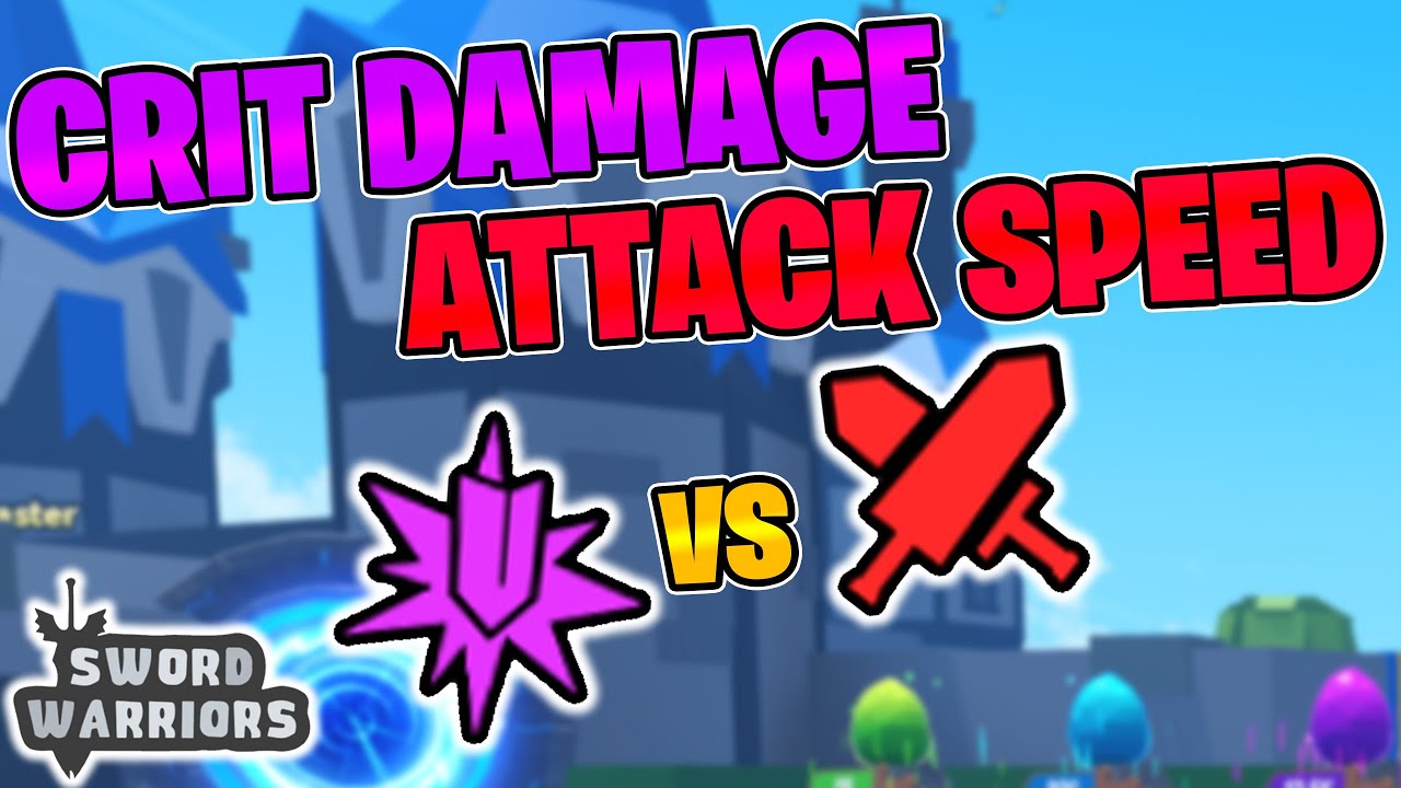 Crit Damage vs Attack Speed! What's the Better Enchant? Sword Warriors