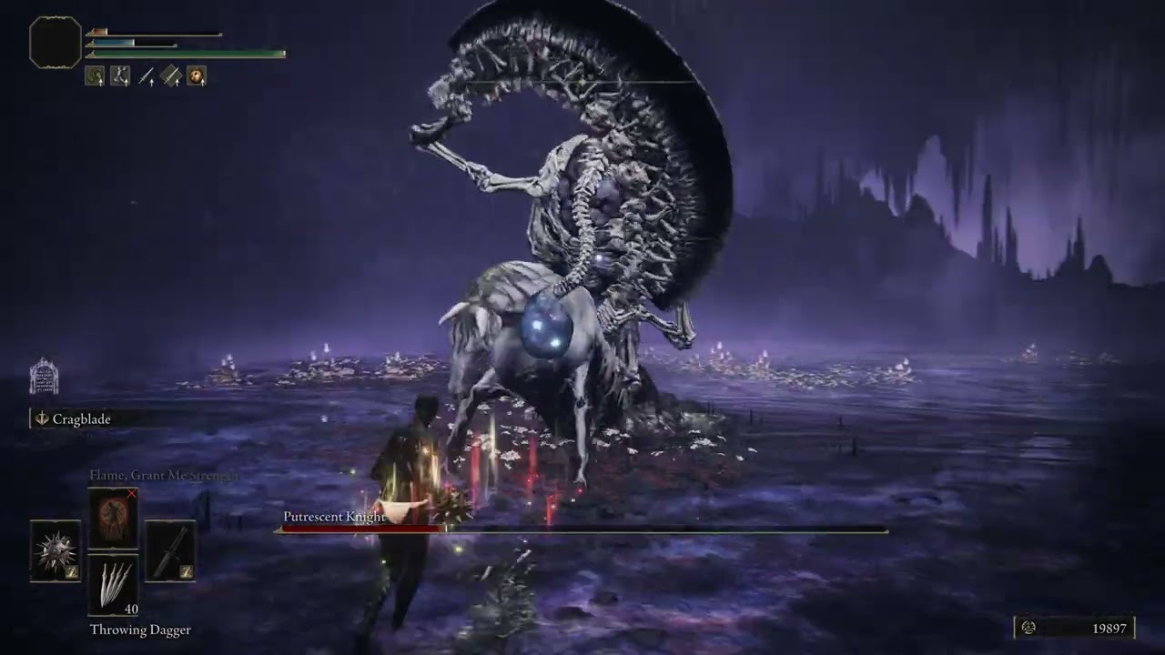 Elden Ring - Putrescent Knight (RL1 Hitless, 0 Scadutree Blessings)