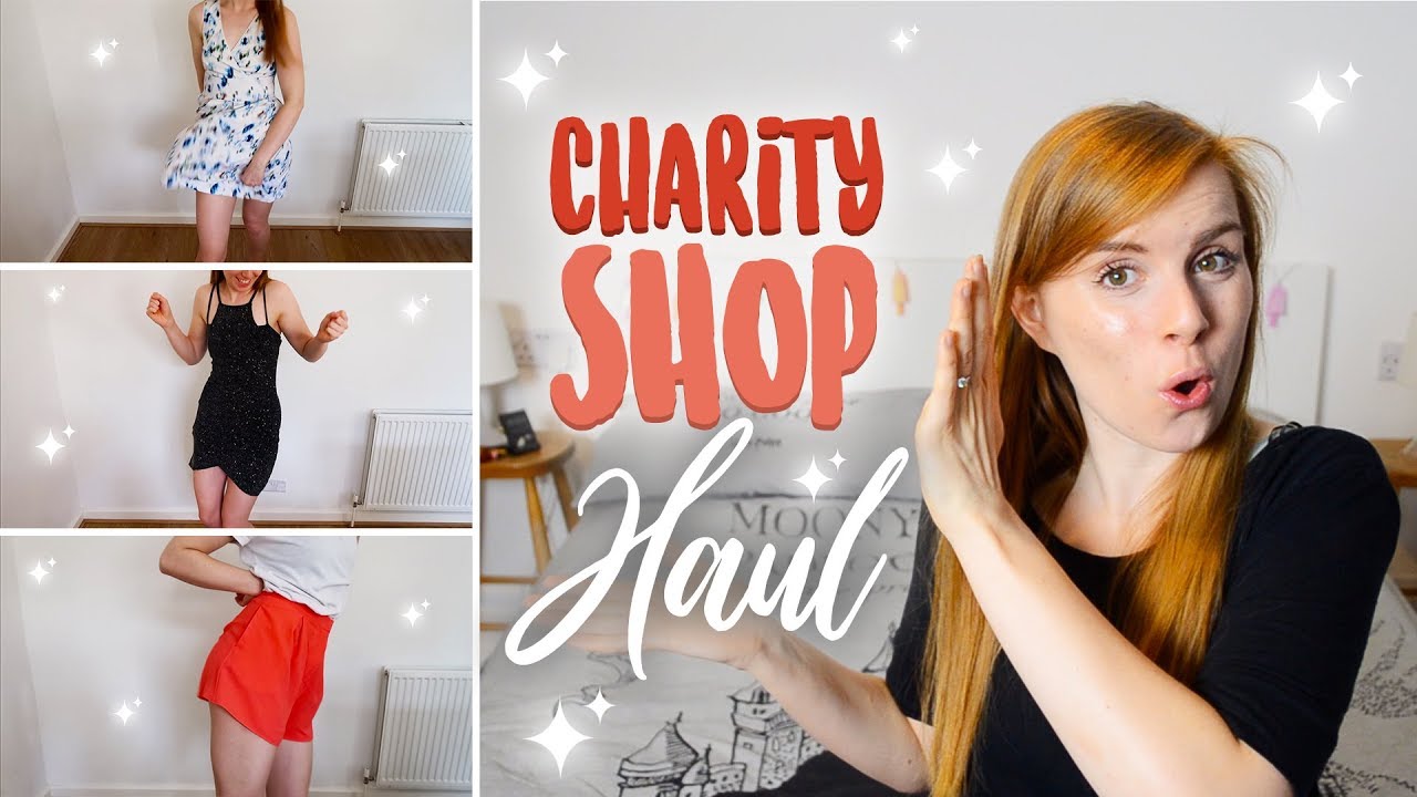 CHARITY SHOP HAUL THRIFTING & TRY ON | OCT 2018