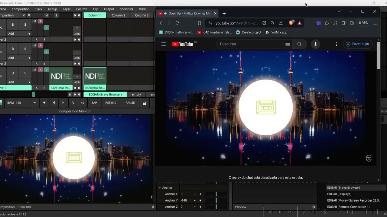 Видео на YouTube без Resolume Видео на YouTube на Resolume