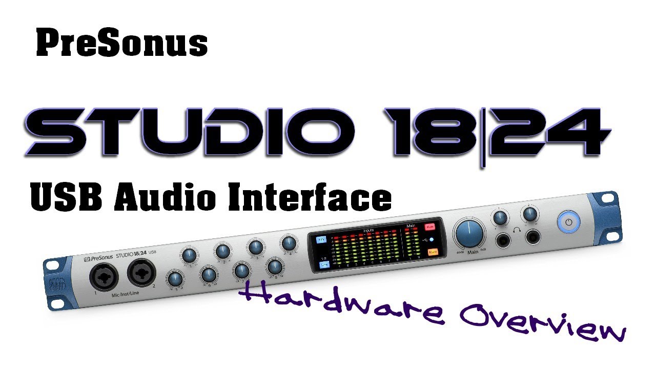 Обзор аппаратного обеспечения USB-аудиоинтерфейса PreSonus Studio 1824