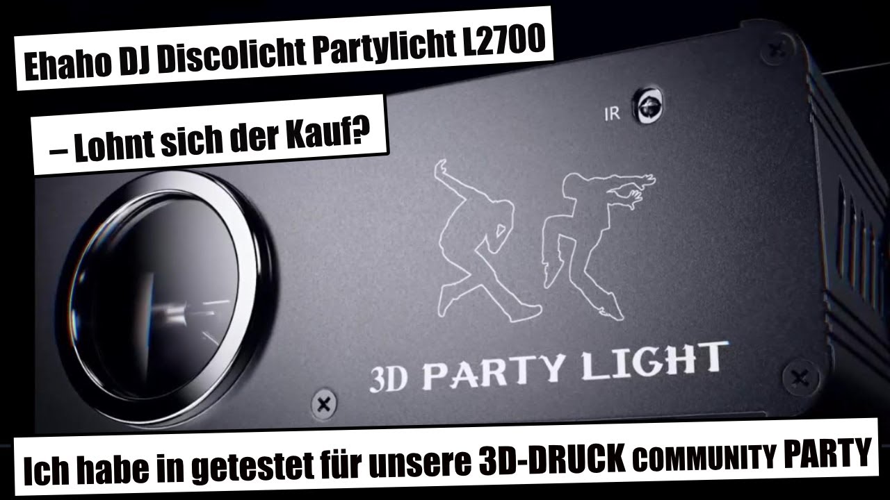 Ehaho DJ Discolicht Partylicht L2700
