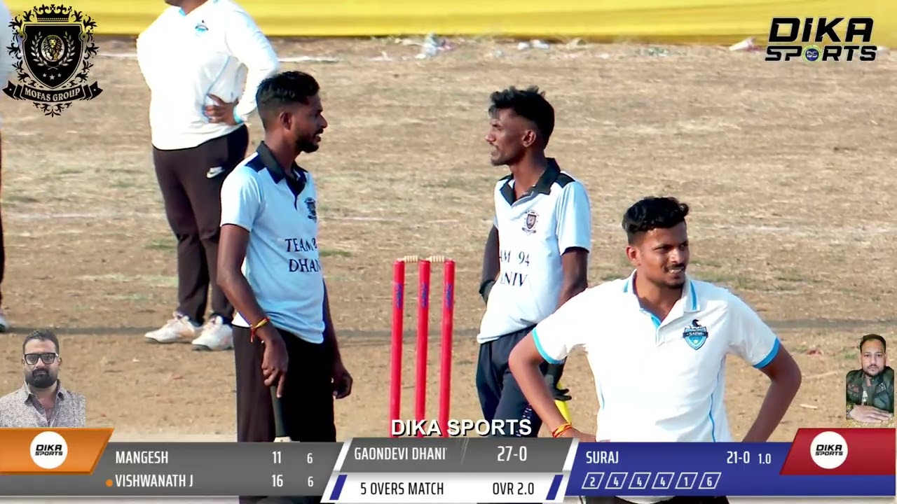 DHANIV VS KHARBAV || MOFAS GROUP VASAI PHATA CHASAK(GRAMIN HALF) PREMIER LEAGUE 2025