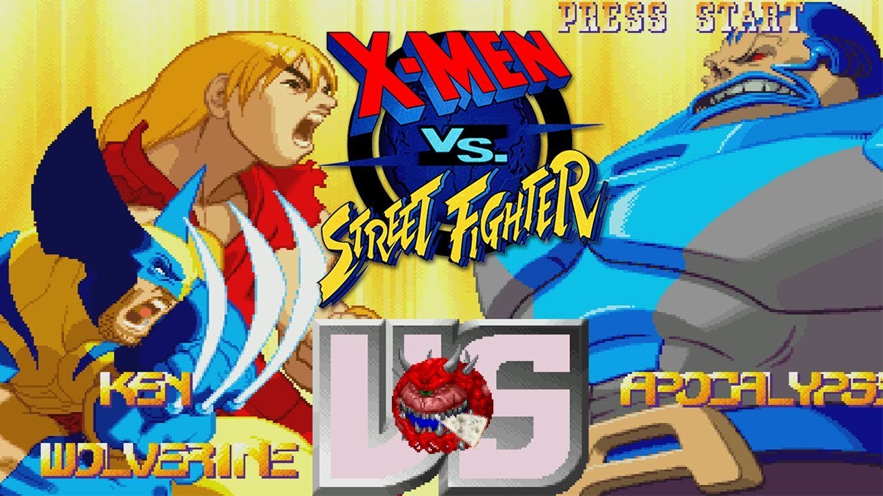 Ken/Wolverine playthrough - X-men vs Street Fighter (Arcade)