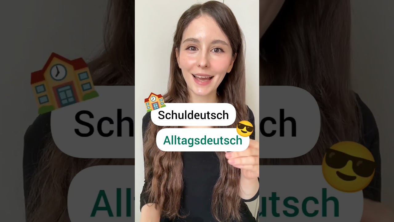 Schuldeutsch vs. Alltagsdeutsch #deutschlernen #deutsch #studygerman #learngerman