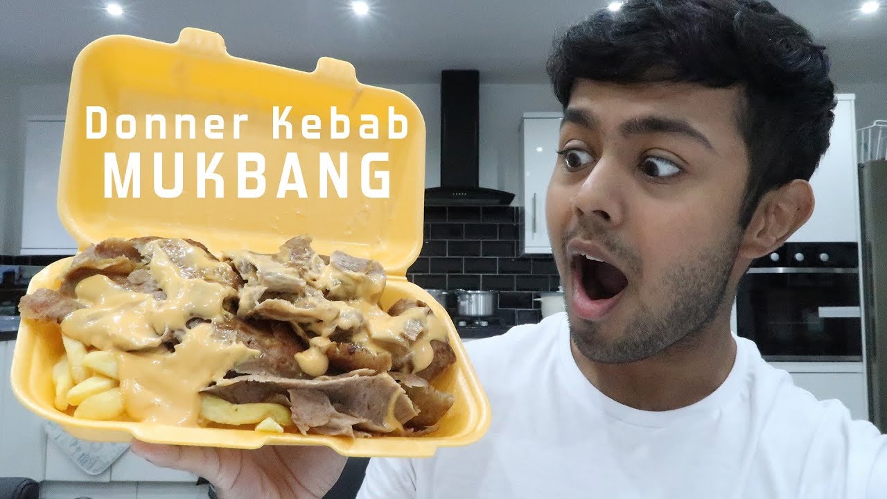 Donner Kebab Mukbang UK - Responding To Comments, University Anxiety + MORE *omg*