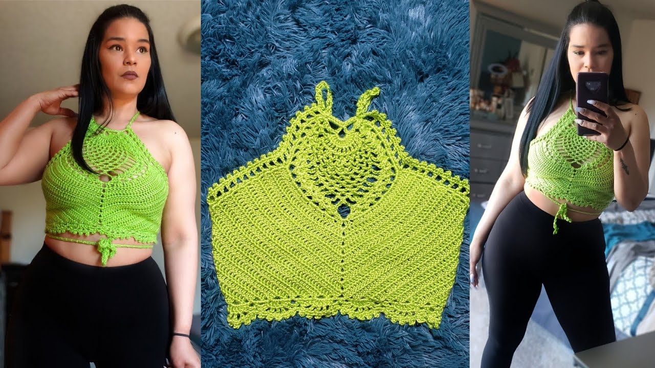 top de piña tejido a crochet / top de verano tejido a crochet