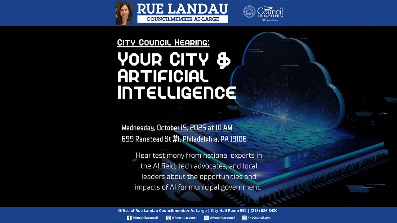 Philadelphia City Council Hearing on AI