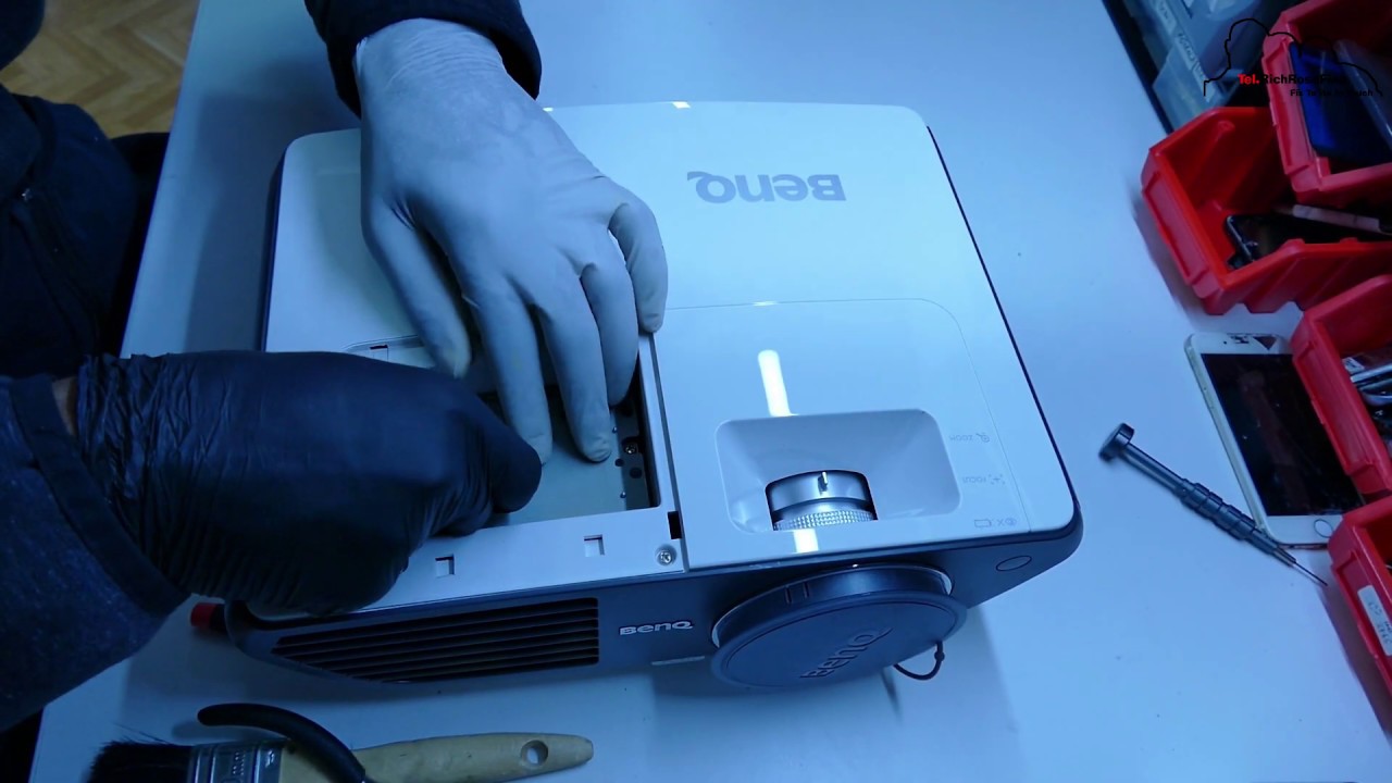 BENQ Beamer W703 W703D 3D DLP Lampe Wechseln Projector Lamp Replacement