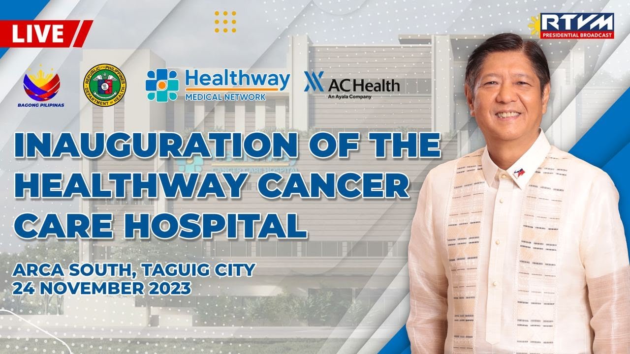 Inauguration of the Healthway Cancer Care Hospital 11/24/2023