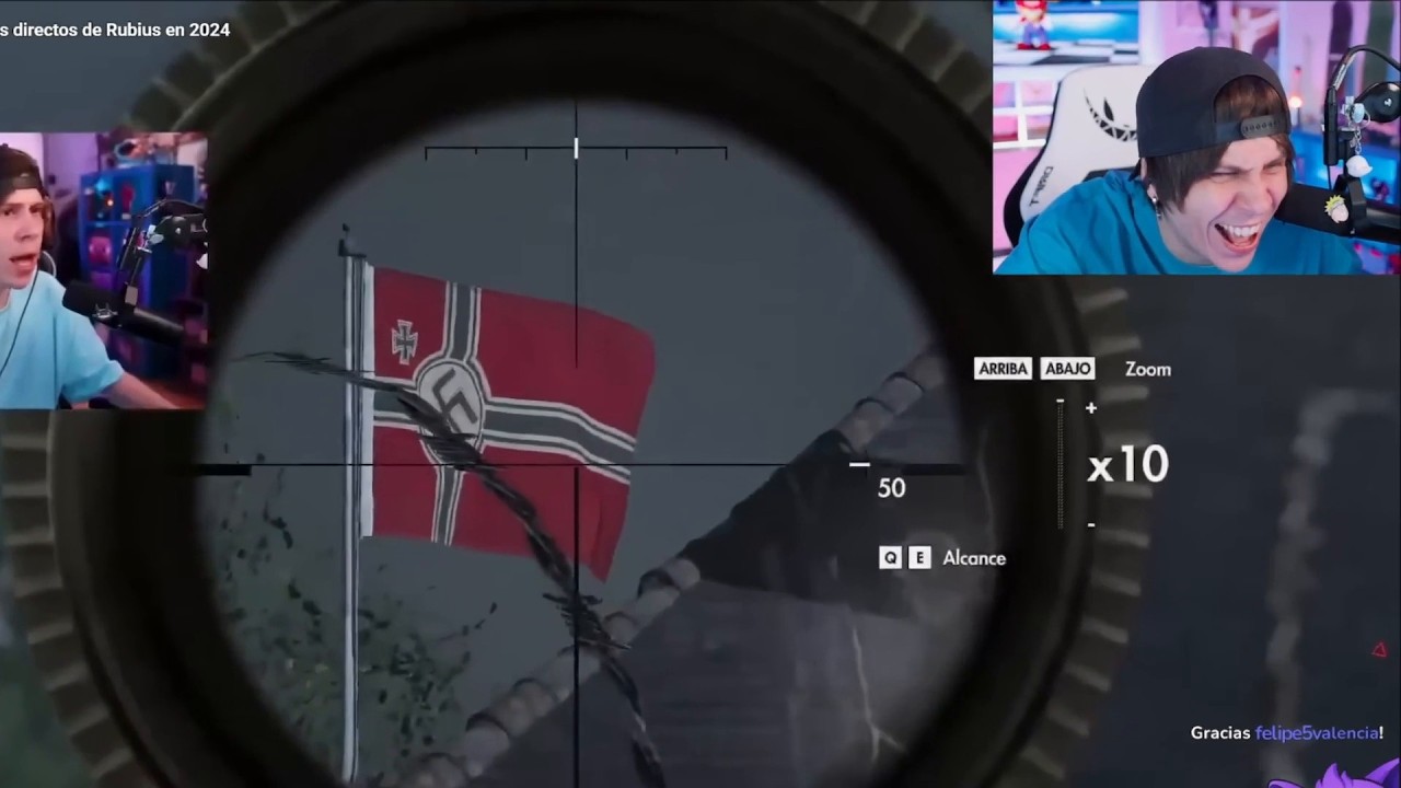 Rubius reacciona un clip por cada directo 2024 suyo