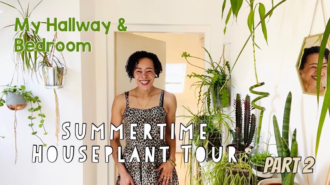 Summertime Houseplant Tour Part 2 🧚🏽 Hallway & Bedroom 🍃
