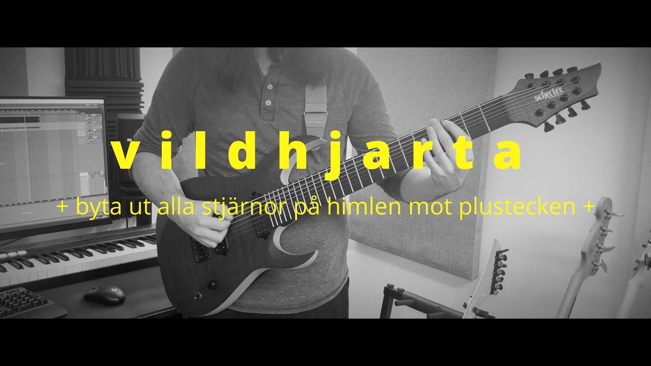 Vildhjarta - + byta ut alla stjärnor på himlen mot plustecken + (One Take Guitar Cover)