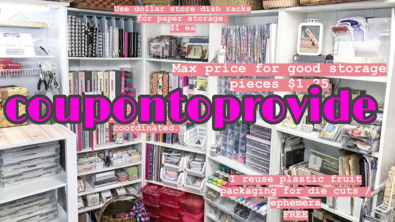 Craft Room Tour 2019 | Part 2 | Affordable Storage and Organization Solutions