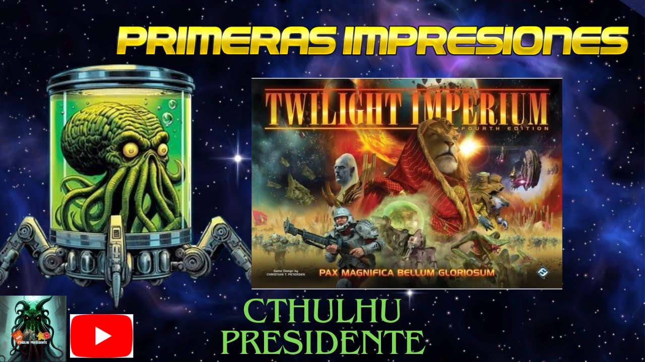 TWILIGHT IMPERIUM PRIMERAS IMPRESIONES -4ºEDICIÓN- #juegosdemesa