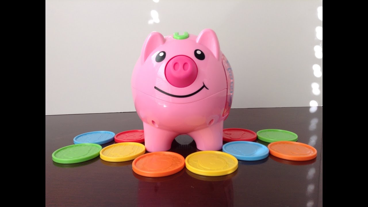 Best toys kids toddler preschool fun learning numbers animals colors piggy bank