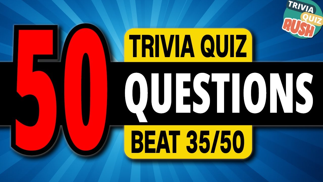 The TRIVIA QUIZ fans switch to! ⚡ 50 Questions General Knowledge Pub Quiz