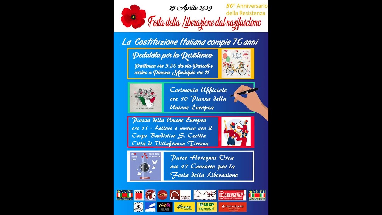 Festa della Liberazione 25 aprile 2024 Filmato