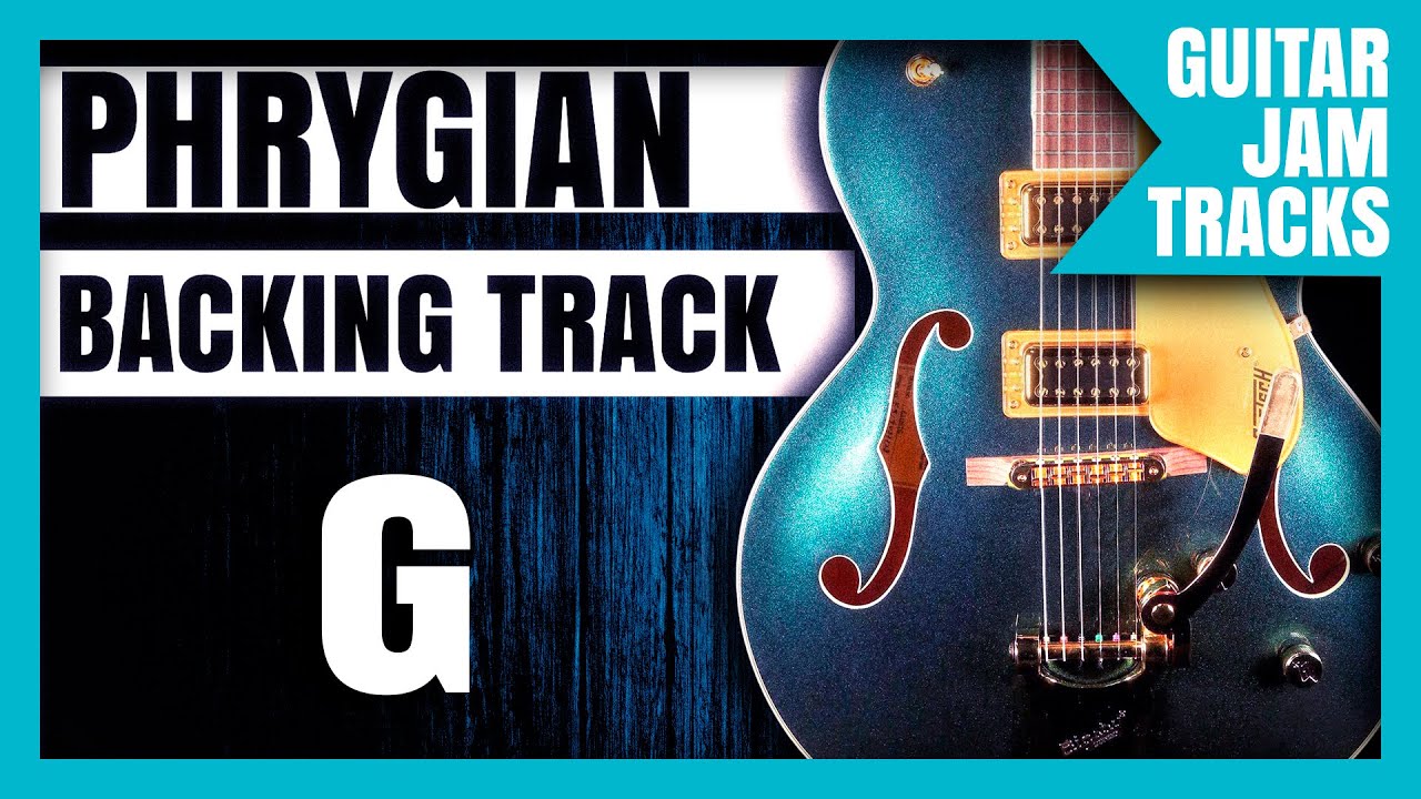 G PHRYGIAN backing track   rock jam track   78 bpm