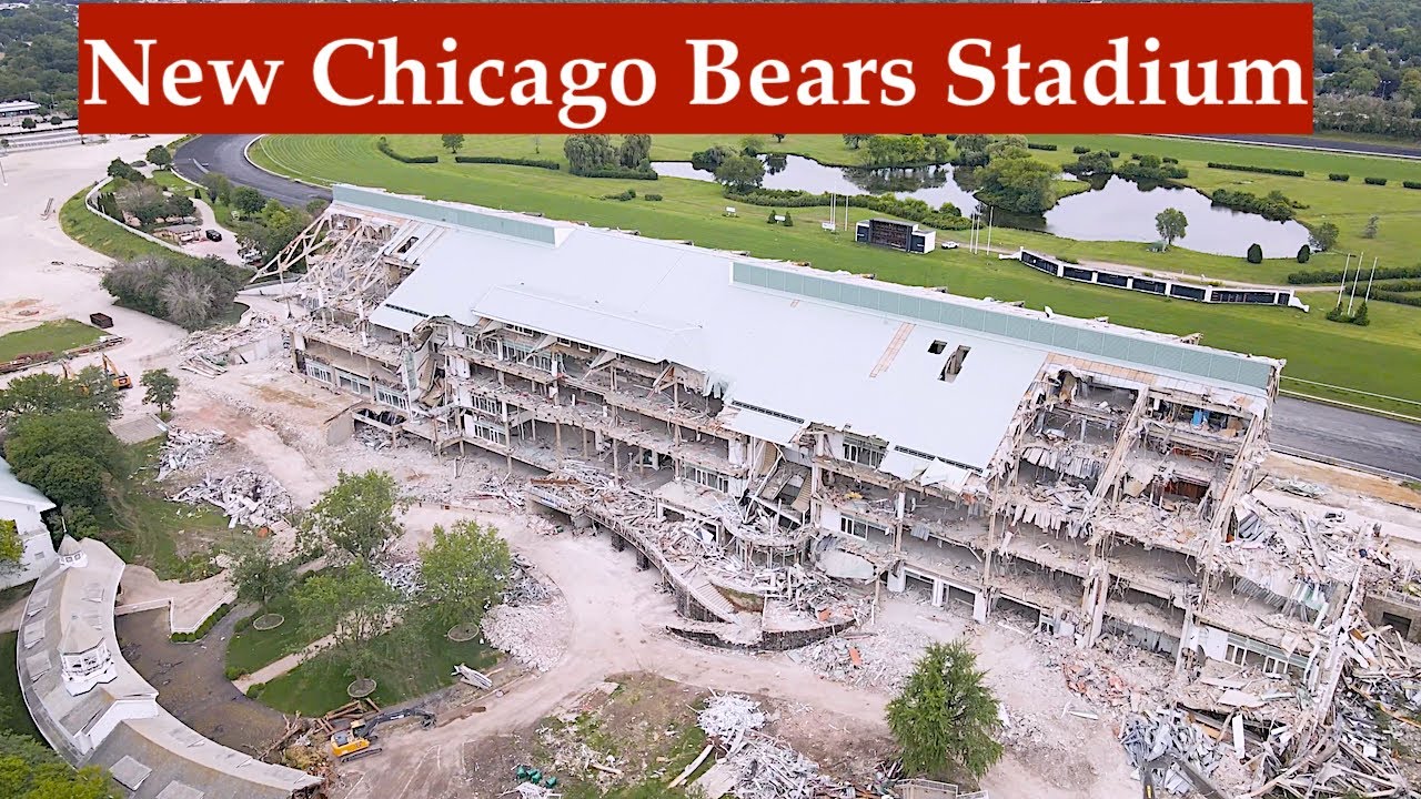 New Bears Stadium Location - Arlington Park Demolition - August 2023 Update
