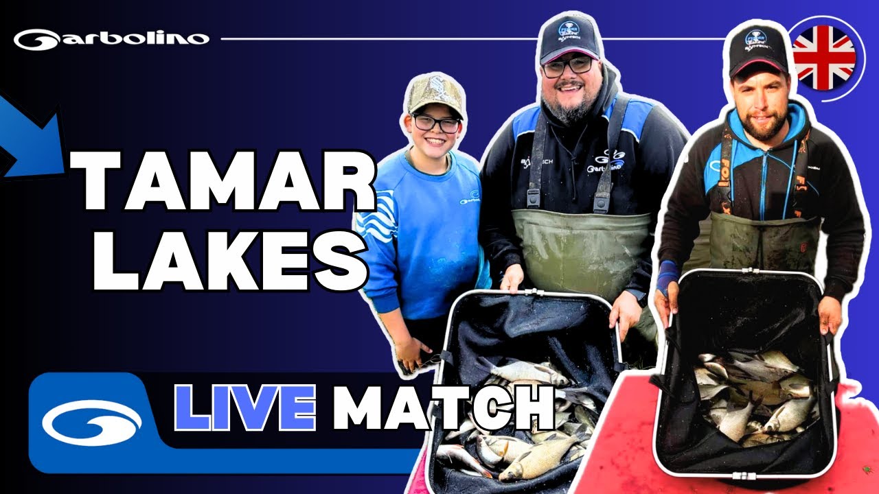 LIVE MATCH AT UPPER TAMAR LAKES - CORNWALL |  FEEDERMASTERS PRACTICE MATCH | GARBOLINO UK