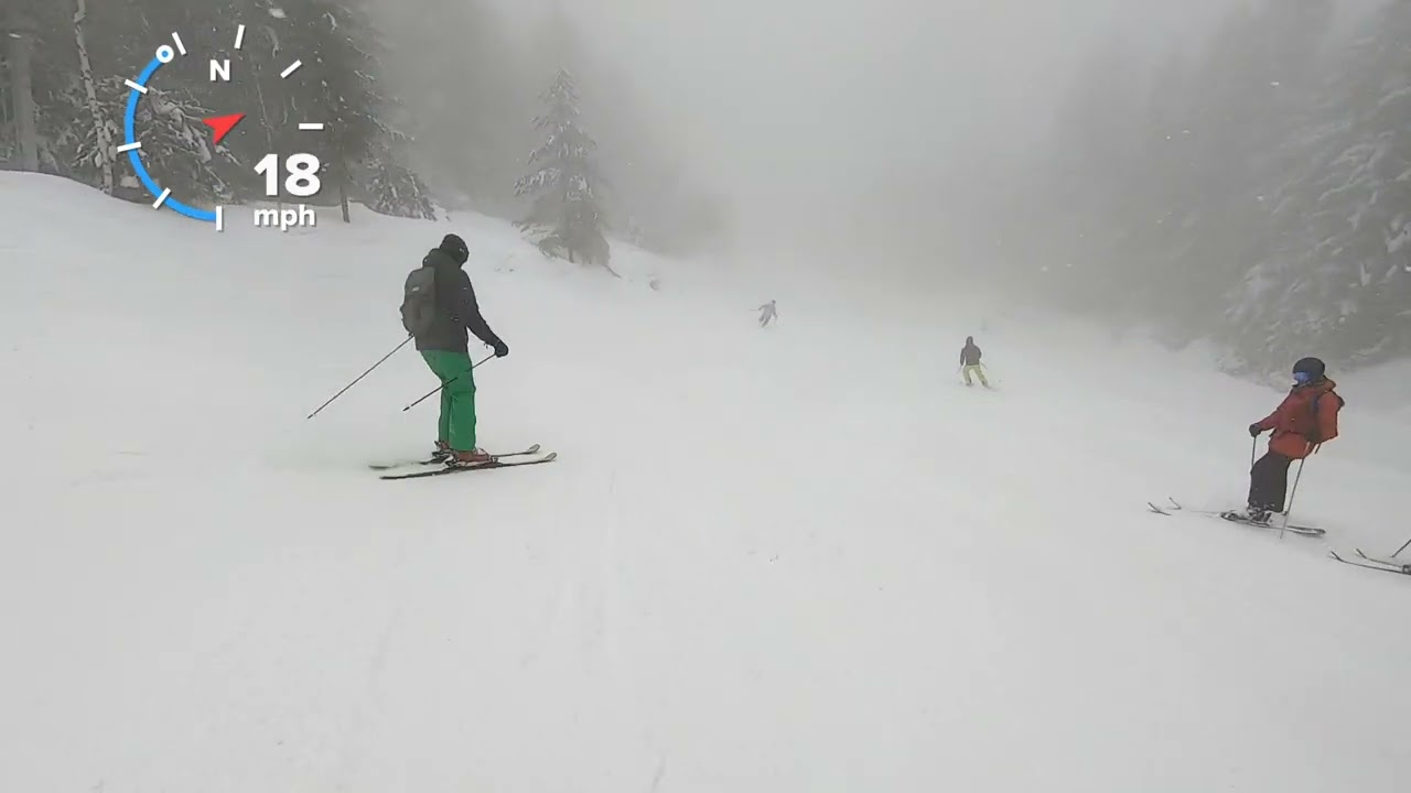 Bulgaria, Borovets, piste Yastrebets 3, Red.