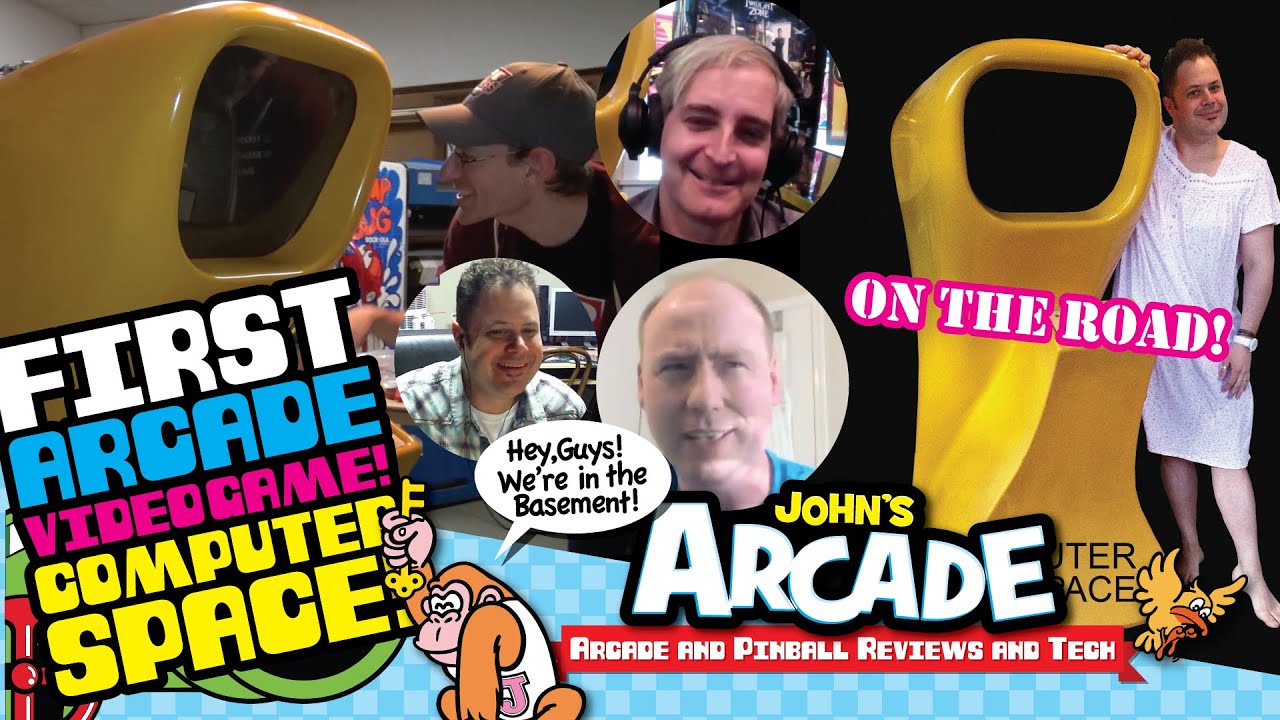 John gets a 1971 Yellow Nutting Computer Space Arcade game! 1st video game! Ed Fries interview!