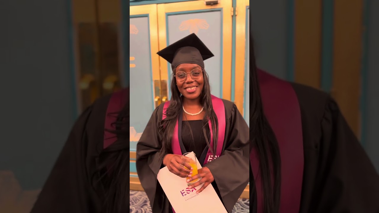 Remise de diplôme Elvina WAMBA