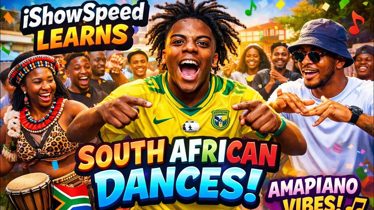 iShowSpeed Learns South African Dances 🇿🇦