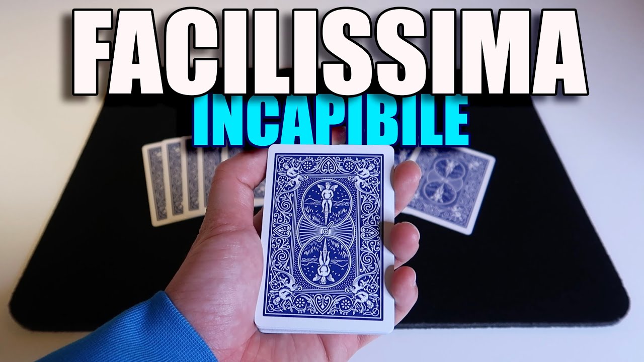 MAGIA CON LE CARTE INSPIEGABILE PER CHIUNQUE!! Tutorial