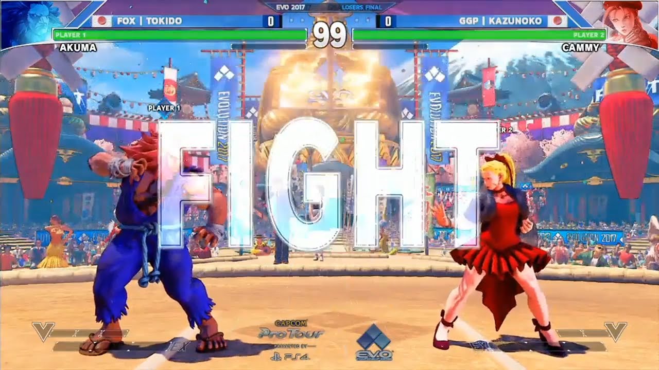 SFV: Echo Fox Tokido vs GGP Kazunoko - EVO 2017 Losers Final - CPT2017
