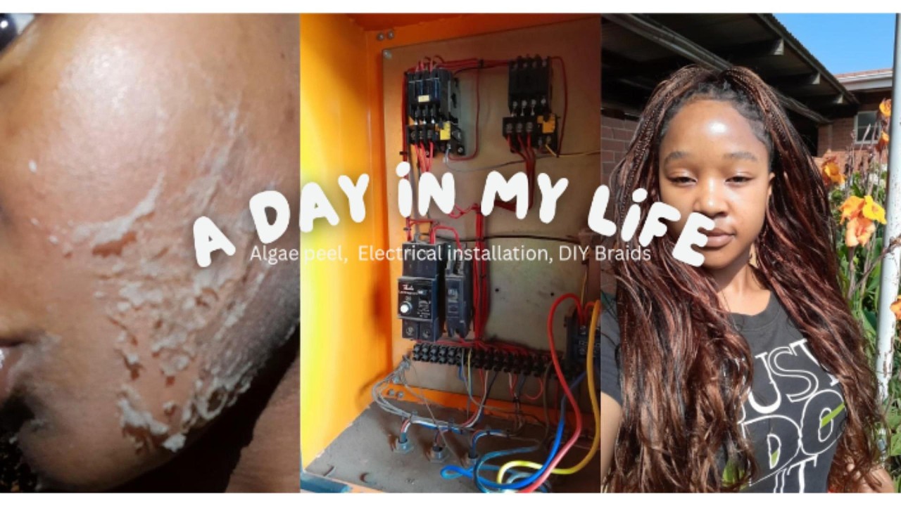 #vlog LIVING IN ULUNDI: ALGAE CHEMICAL PEEL, DIY BRAIDS AND ELECTRICAL INSTALLATION #seo