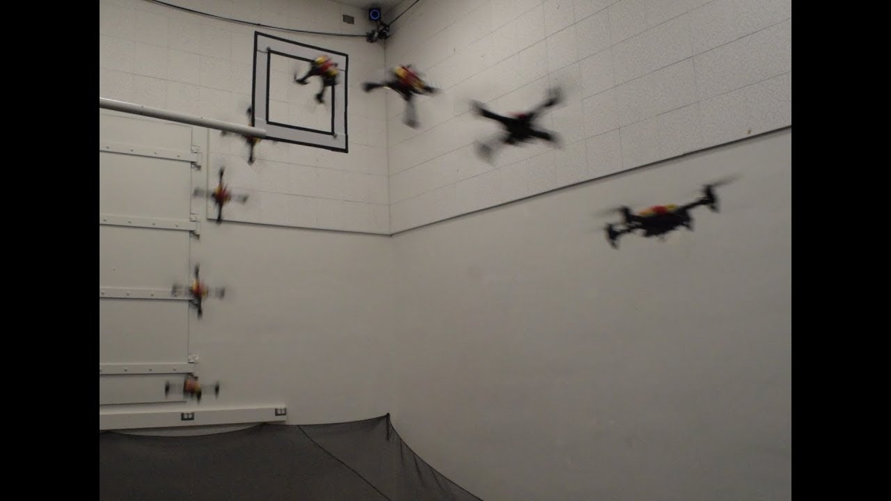 Design and Control of a Passively Morphing Quadcopter