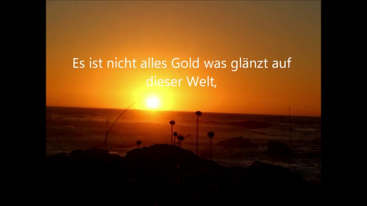 Nicht alles Gold was glänzt (lyric video)