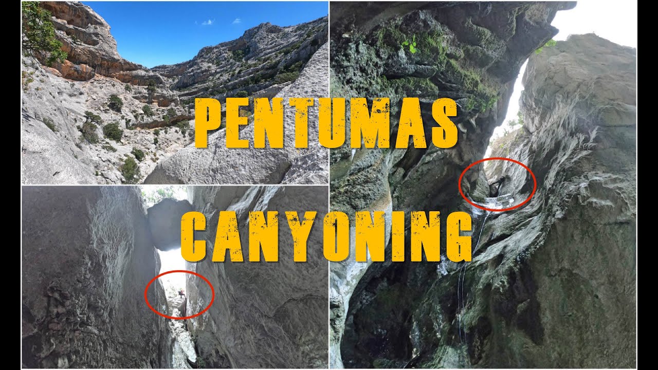 Pentumas - Canyoning (Supramonte di Oliena - Sardinia) GoPro HD