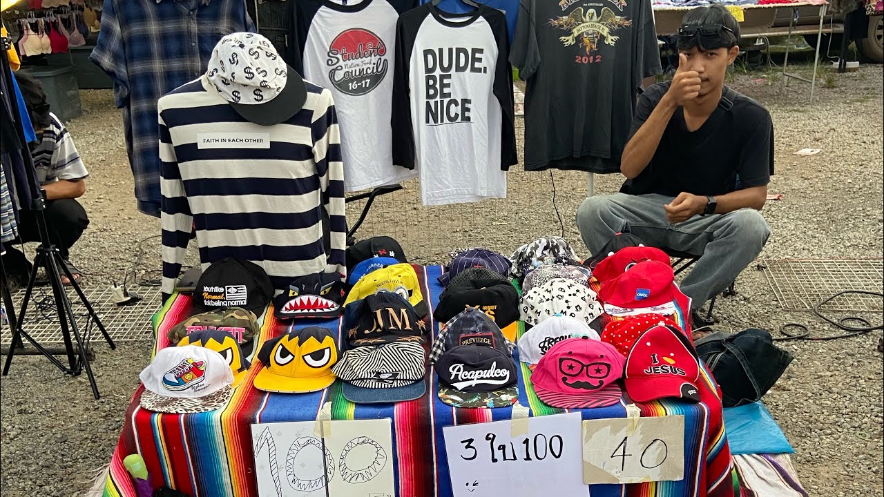 ขายของ เสื้อผ้ามือ2   (Lespek) เลสเปค  รายการพิเศษ  ทำไปทั่ว ณ ตลาดนัดคลองถมปราจีนบุรี 🙏🤪