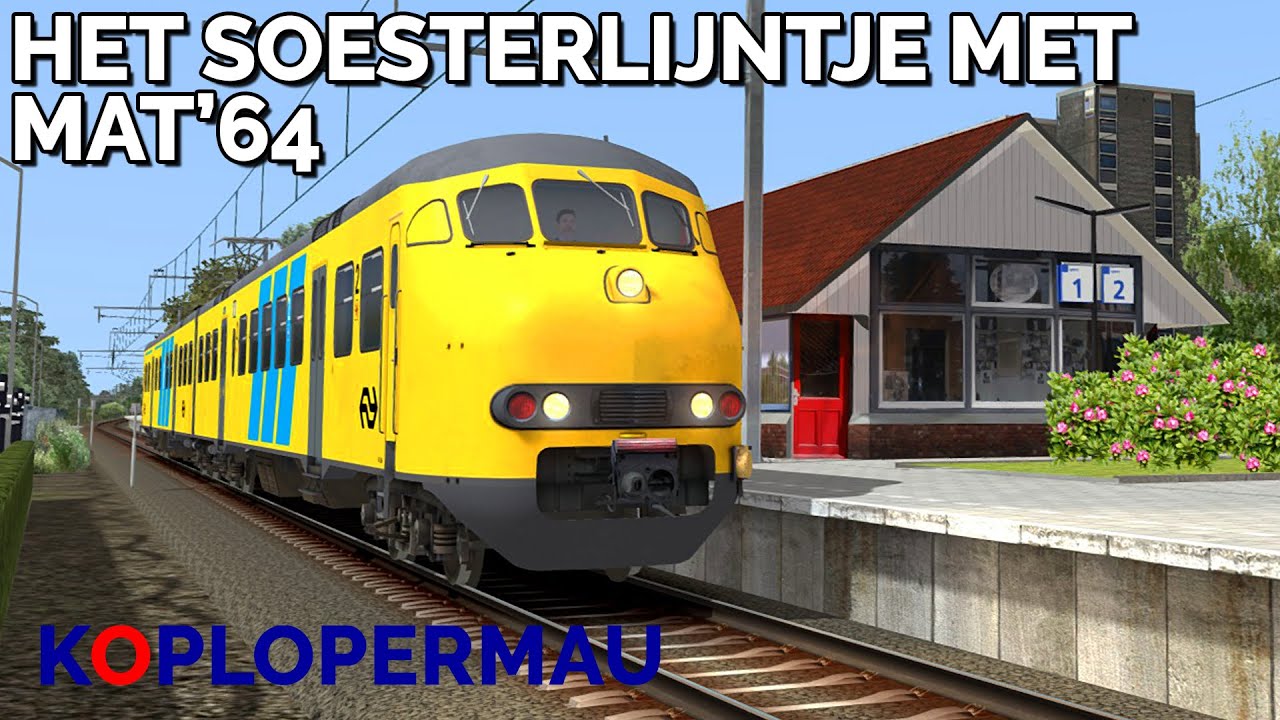 Train Simulator 2021: Het Soesterlijntje met Mat'64 (Baarn - Utrecht Centraal)