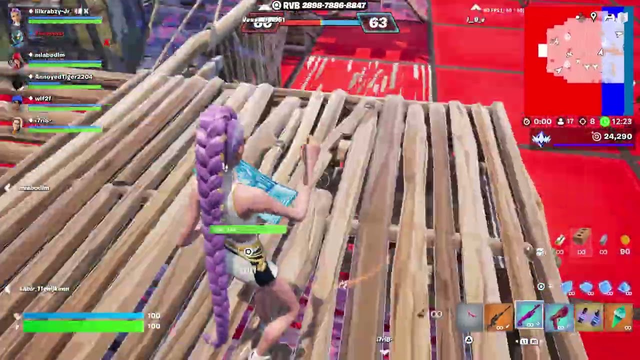Crazy Red Vs Blue With SAZESIO!!!